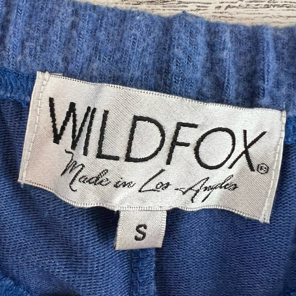 Wildfox Blue Hearts Desire Jogger Sweat Pants Size S - Picture 3 of 6